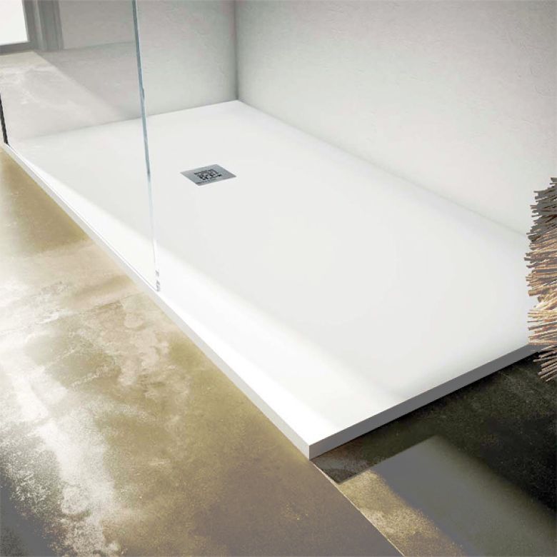 Plato de ducha resina con acabado liso