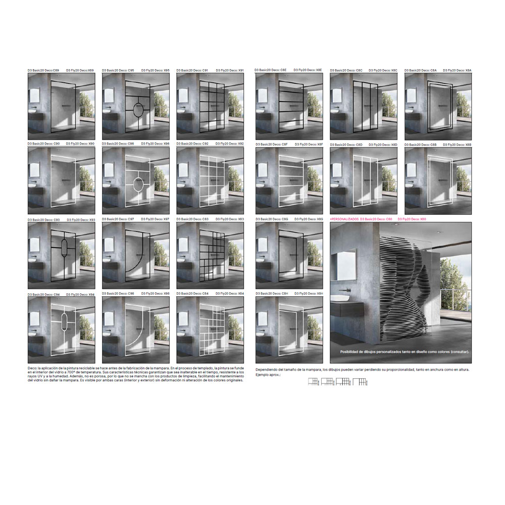 Indica la referencia del decorado "DECO"